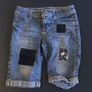Girls mudd jean bermudas